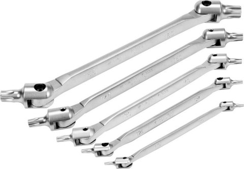 ZESTAW KLUCZY TORX Z PRZEGUBEM 5SZT. YATO ZESTAW KLUCZY TORX Z PRZEGUBEM 5SZT. YATO