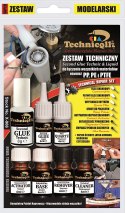 ZESTAW TECHNICZNY DO KLEJENIA PE, PP, PTFE 6x4ML + 8G TECHNICQLL