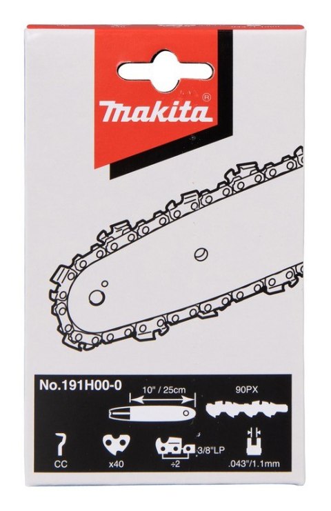 ŁAŃCUCH TNĄCY 25CM PODZIAŁKA 3/8'' SZER. ROWKA 1.1MM DUC254 MAKITA ŁAŃCUCH TNĄCY 25CM PODZIAŁKA 3/8'' SZER. ROWKA 1.1MM DUC254 MAKITA