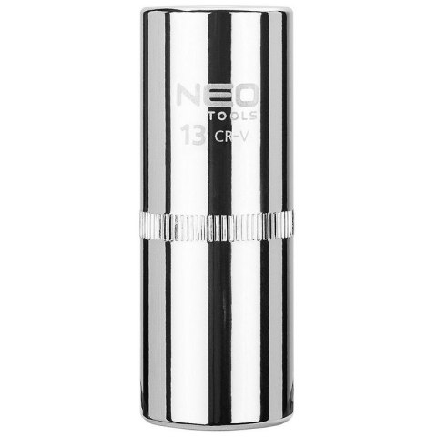 NASADKA DŁUGA 6-KĄTNA CHROMOWANA 1/4'' 13MM NEO