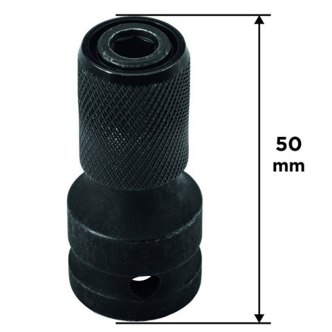 ADAPTER Z 1/2' KWADRAT NA 1/4'HEX GRAPHITE ADAPTER Z 1/2' KWADRAT NA 1/4'HEX GRAPHITE