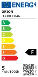 ŻARÓWKA LED 5W E14 470LM ŚWIECA ORION
