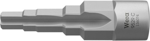 KLUCZ STOPNIOWY DO GRZECHOTKI ZYLKOP 1/2' 9529 C, 88 MM WERA KLUCZ STOPNIOWY DO GRZECHOTKI ZYLKOP 1/2' 9529 C, 88 MM WERA