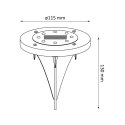 LAMPA SOLARNA LED SOL GRUNTOWA SATYNA POLUX