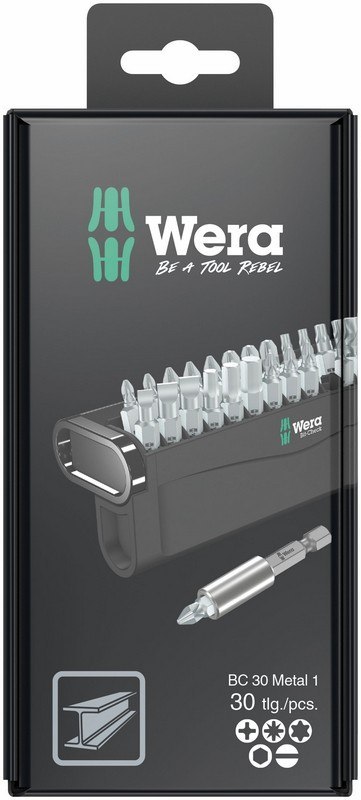 ZESTAW BITÓW BIT-CHECK 30 METAL 1 SB, 30 CZ. WERA ZESTAW BITÓW BIT-CHECK 30 METAL 1 SB, 30 CZ. WERA