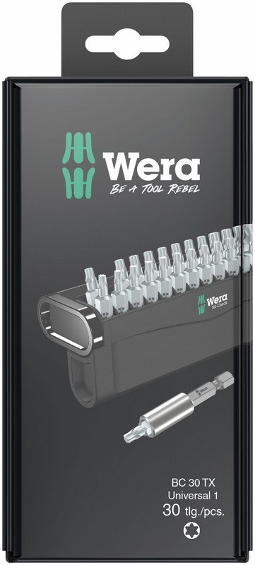 ZESTAW BITÓW BIT-CHECK 30 TX UNIVERSAL 1 SB, 30 CZ. WERA ZESTAW BITÓW BIT-CHECK 30 TX UNIVERSAL 1 SB, 30 CZ. WERA