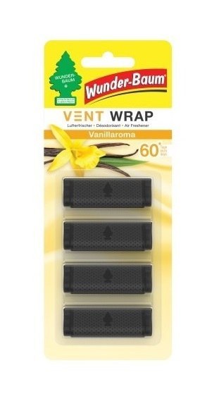 ODŚWIEŻACZ POWIETRZA VENT WRAP VANILIA 4 SZTUKI WUNDER BAUM ODŚWIEŻACZ POWIETRZA VENT WRAP VANILIA 4 SZTUKI WUNDER BAUM