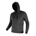 BLUZA ROZPINANA Z KAPTUREM COMFORT SZARA ROZMIAR L NEO