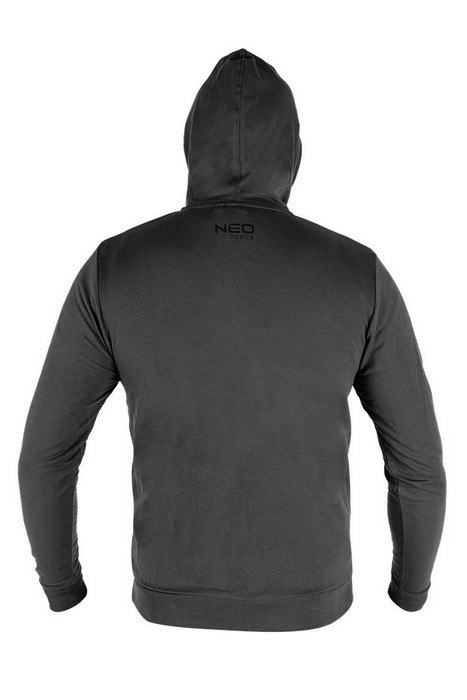 BLUZA ROZPINANA Z KAPTUREM COMFORT SZARA ROZMIAR L NEO BLUZA ROZPINANA Z KAPTUREM COMFORT SZARA ROZMIAR L NEO