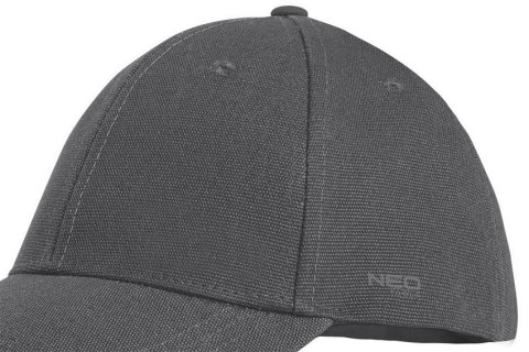 CZAPKA Z DASZKIEM SZARA NEO CZAPKA Z DASZKIEM SZARA NEO