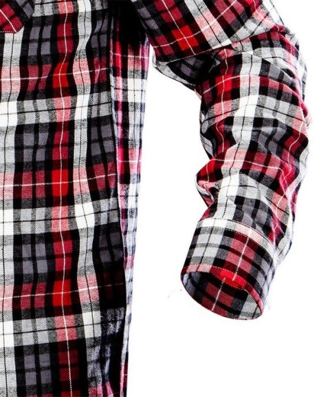 KOSZULA FLANELOWA KRATA CZERWONO-CZARNO-BIAŁA ROZMIAR XXL NEO KOSZULA FLANELOWA KRATA CZERWONO-CZARNO-BIAŁA ROZMIAR XXL NEO