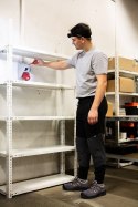 SPODNIE DRESOWE COMFORT CZARNO-SZARE ROZMIAR S NEO