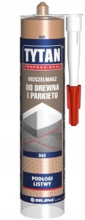 TYTAN USZCZELNIACZ DO DREWNA I PARKIETU DĄB 280ML – ELASTYCZNY I SZLIFOWALNY