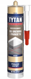 USZCZELNIACZ DO DREWNA I PARKIETU SOSNA 280ML TYTAN – ELASTYCZNY, MALOWALNY, NIEKURCZĄCY SIĘ