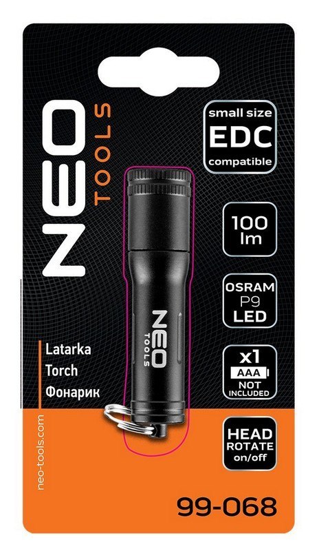 LATARKA BATERYJNA MINI 100LM P9 LED NEO LATARKA BATERYJNA MINI 100LM P9 LED NEO