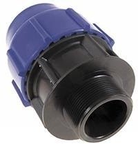PE-ZŁĄCZKA ZACISK 40X1 GWINT ZEWNETRZNY WAVI-033672 WAVIN