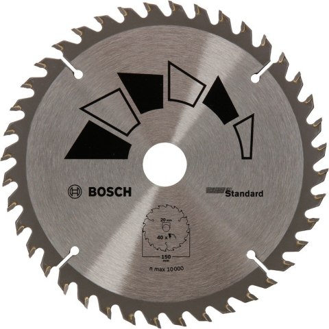PIŁA TARCZOWA GT WO H 150*2,6*20/16 Z40 BOSCH PIŁA TARCZOWA GT WO H 150*2,6*20/16 Z40 BOSCH