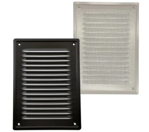KRATKA METALOWA SKOŚNA Z SIATKĄ 14*21CM CZARNA AIR ROXY KRATKA METALOWA SKOŚNA Z SIATKĄ 14*21CM CZARNA AIR ROXY