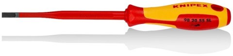WKRĘTAK PŁASKI SLIM Z IZOLACJĄ 1000V 125MM 5.5 MM KNIPEX WKRĘTAK PŁASKI SLIM Z IZOLACJĄ 1000V 125MM 5.5 MM KNIPEX