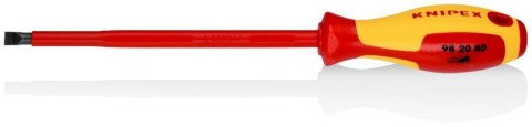 WKRĘTAK PŁASKI Z IZOLACJĄ 1000V 175MM 8.0 MM KNIPEX WKRĘTAK PŁASKI Z IZOLACJĄ 1000V 175MM 8.0 MM KNIPEX