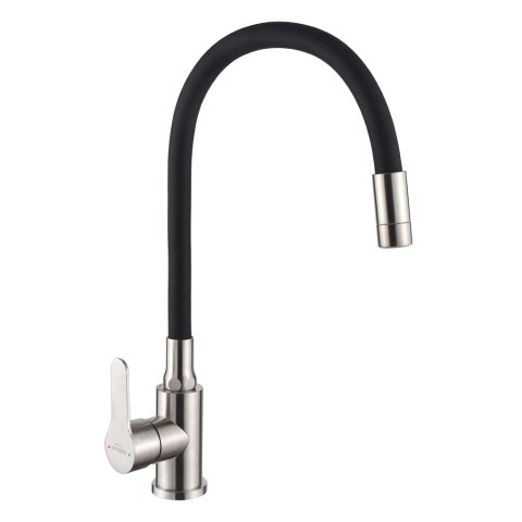 BATERIA ZLEWOZMYWAKOWA KSANTI INOX Z RUCH. 2F WYLEWKĄ,IN/CZA UN BATERIA ZLEWOZMYWAKOWA KSANTI INOX Z RUCH. 2F WYLEWKĄ,IN/CZA UN