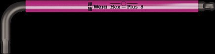 KLUCZ TRZPIENIOWY SZEŚCIOKĄTNY DŁUGI Z KULKĄ HEX PLUS 2.5MM WERA KLUCZ TRZPIENIOWY SZEŚCIOKĄTNY DŁUGI Z KULKĄ HEX PLUS 2.5MM WERA