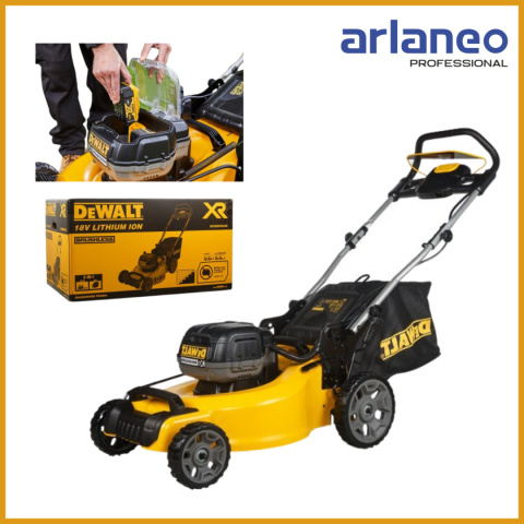 KOSIARKA AKUMULATOROWA DEWALT 48CM 2x18V 2x5Ah XR + ŁADOWARKA KOSIARKA AKUMULATOROWA DEWALT 48CM 2x18V 2x5Ah XR + ŁADOWARKA